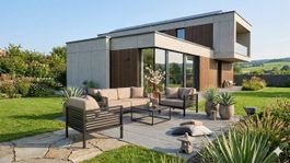 3 teilig Sunbrella Aluminium Lounge aus Ausstellung