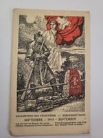 Ansichtskarte Grenzbesetzung 1914 Schweiz Militär Motiv R5F