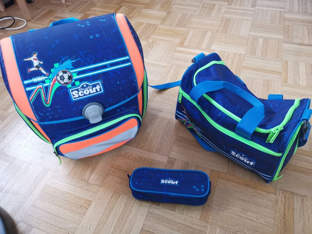 Scout Schulranzen Set Genius World Cup 3tlg. (ohne Etui) | Kaufen auf ...