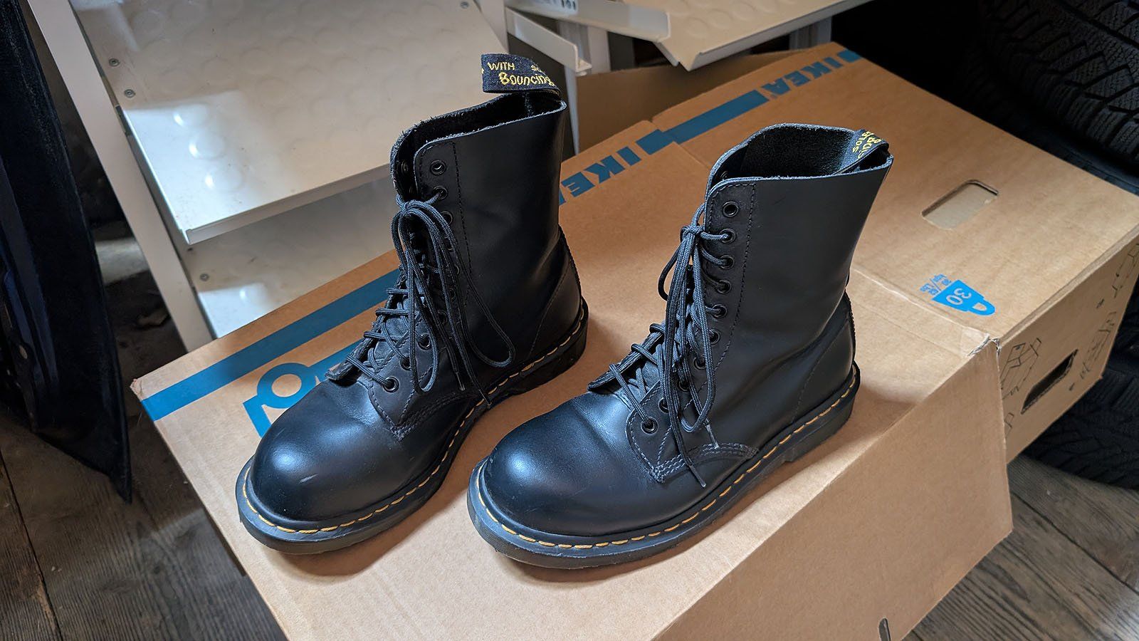 Caterpillar Scarpe da uomo: Schuhe Einsatzstiefel Haix Doc Marten Caterpillar – Usato da Aarburg venduto da horch_mal 5