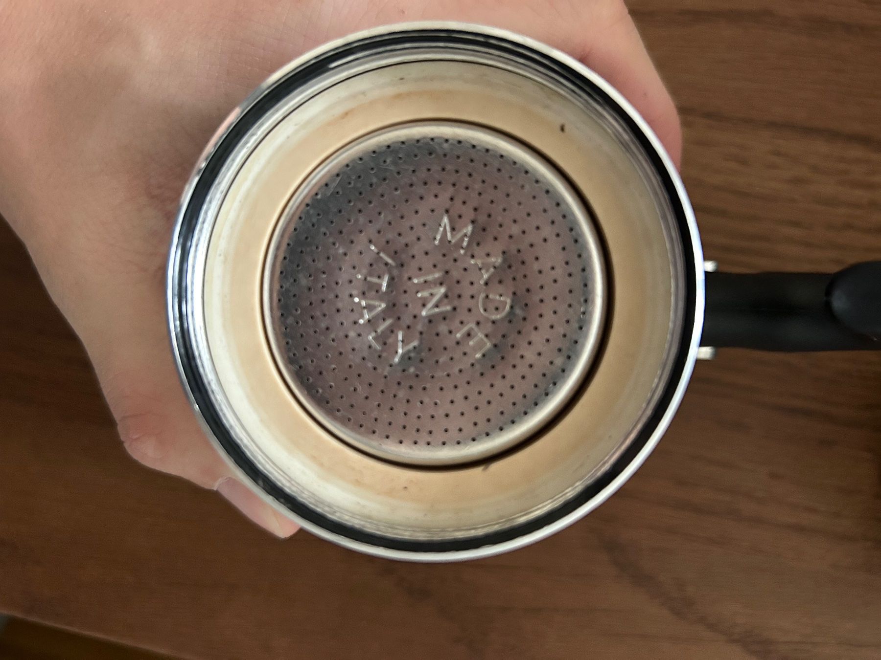 Bialetti Macchine per caffè & Macchine per espresso: Bialetti Moka Express Espressokocher, schwarz – Usato da Solothurn venduto da LarryTheDuck 5