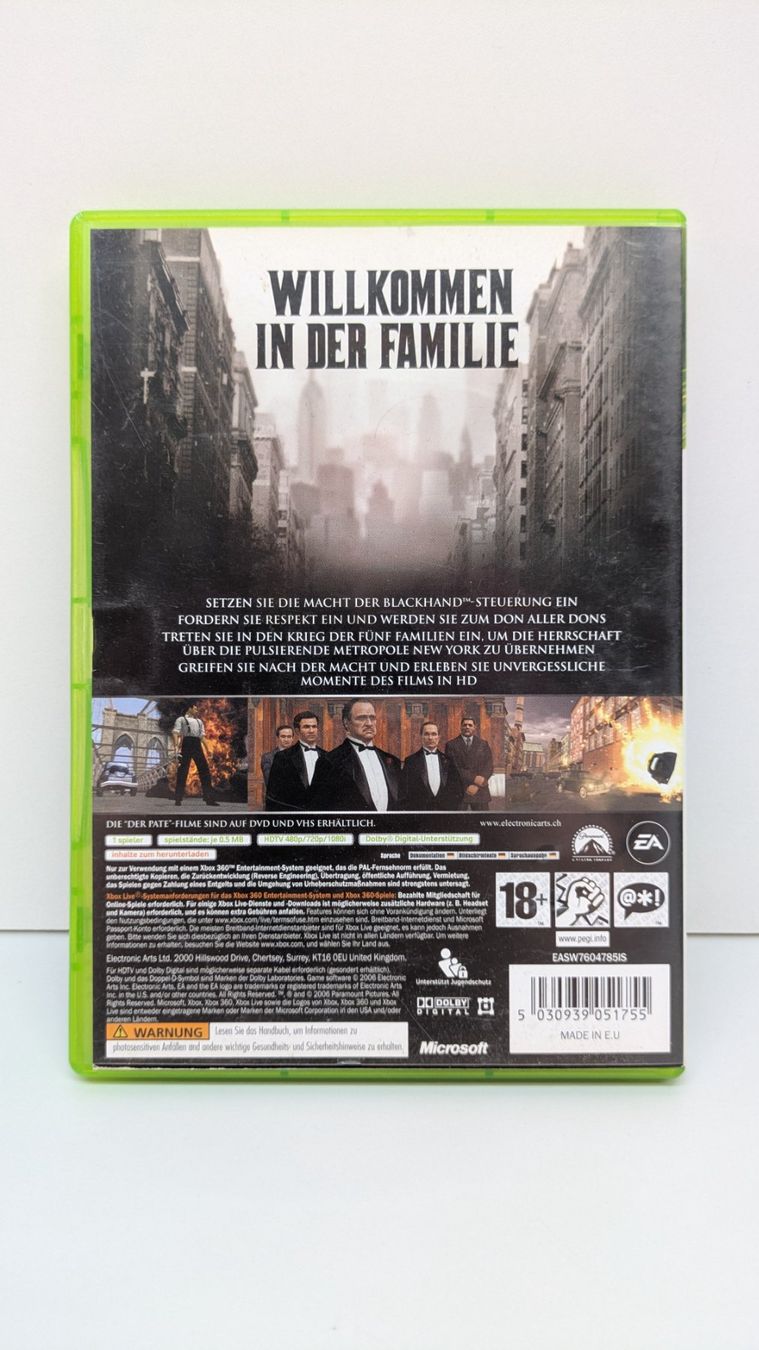 Giochi: Der Pate - Xbox 360 – Usato da Menziken venduto da mame18 2