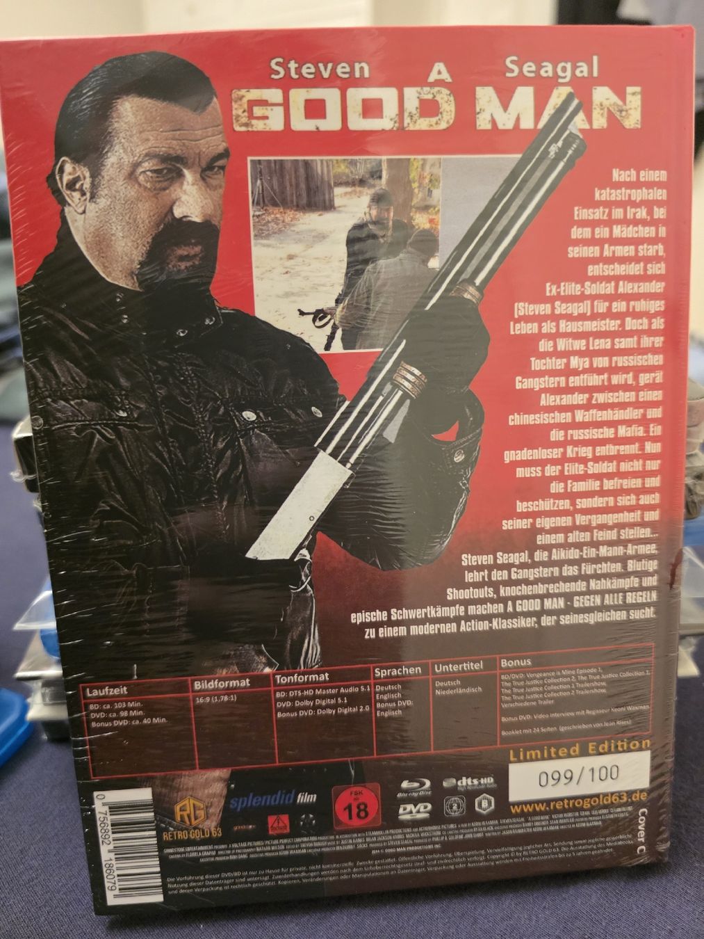 Tutti i DVDs: A Good Man - Blu-ray - Mediabook - Originalverpackt  – Nuovo e nell'imballaggio originale da Ellikon a d Thur venduto da razzorblog 1
