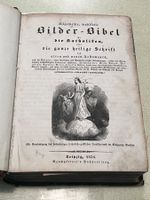 bilder bibel 1836, halbleder, stereotyp prachtausgabe