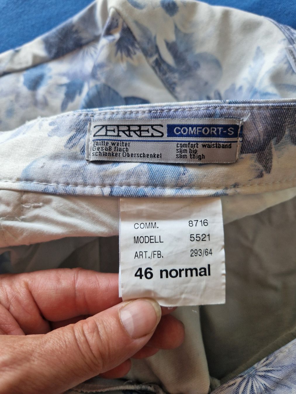 Pantaloni: ZERRES Damen 3/4 Jeans Grösse 46 – Usato da Reinach AG venduto da Goytan 3