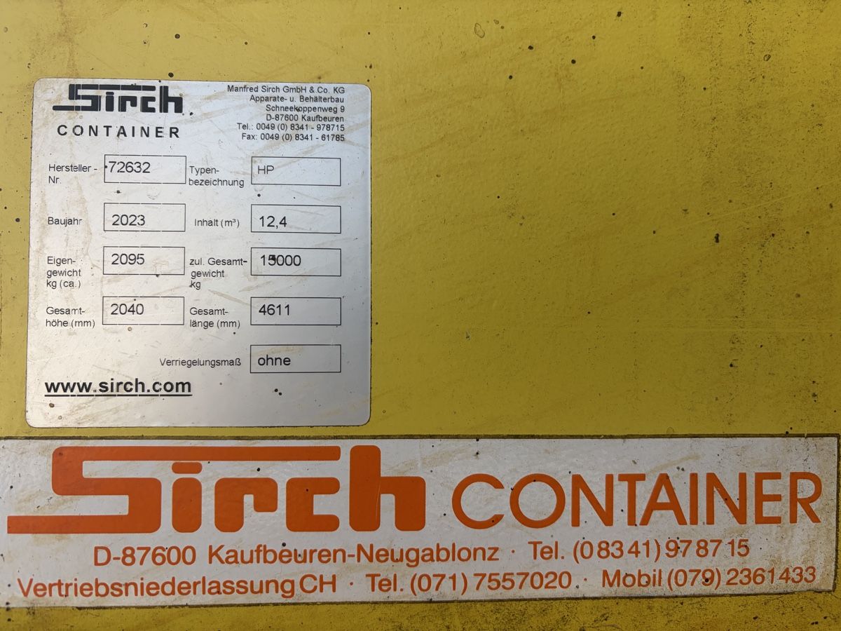 Kipper: Abrollcontainer mit Hydraulischer Heckklappe – Gebraucht aus eiken von 12289 3