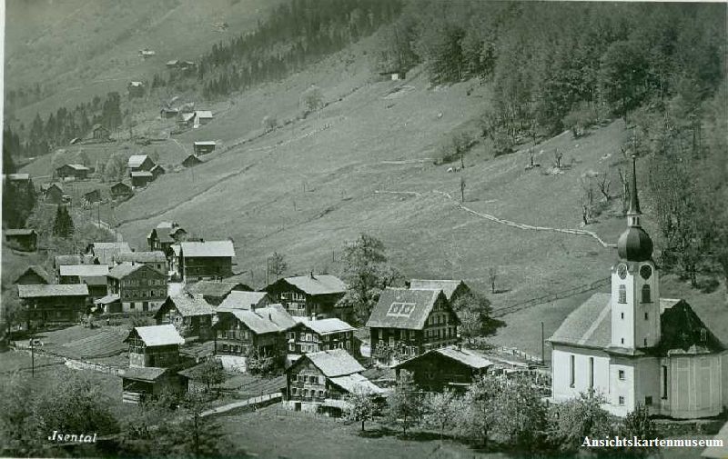 Ansichtskarten: Jsental - Isenthal + 1938 – Gebraucht aus Emmenbrücke von teestube