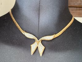 ✨Vintage Halskette “D’Orlan” mit Strasssteine