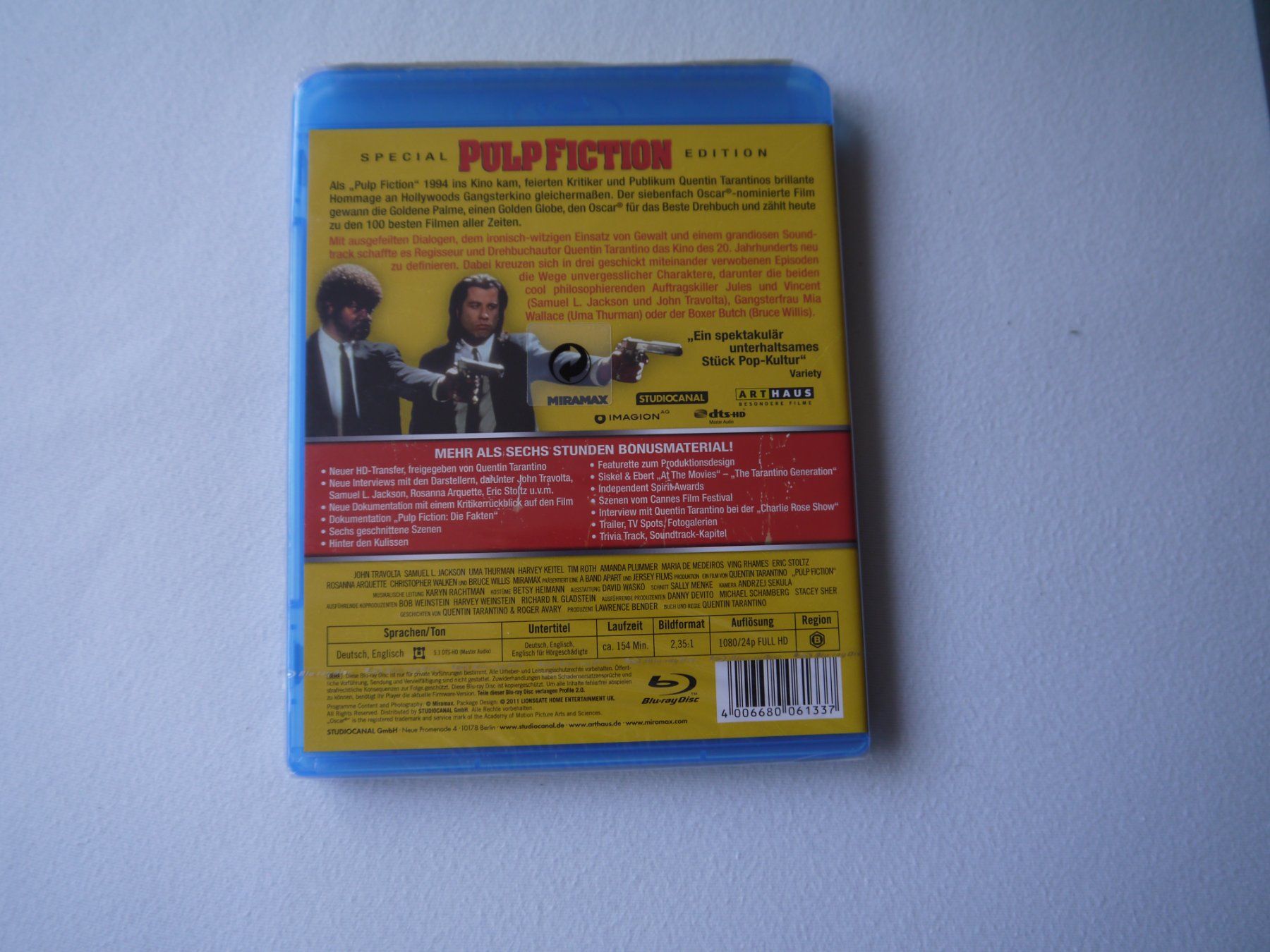 Tutti i DVDs: PULP FICTION(1994) - neu OVP – Nuovo e nell'imballaggio originale da Hagendorn venduto da Blaf 1