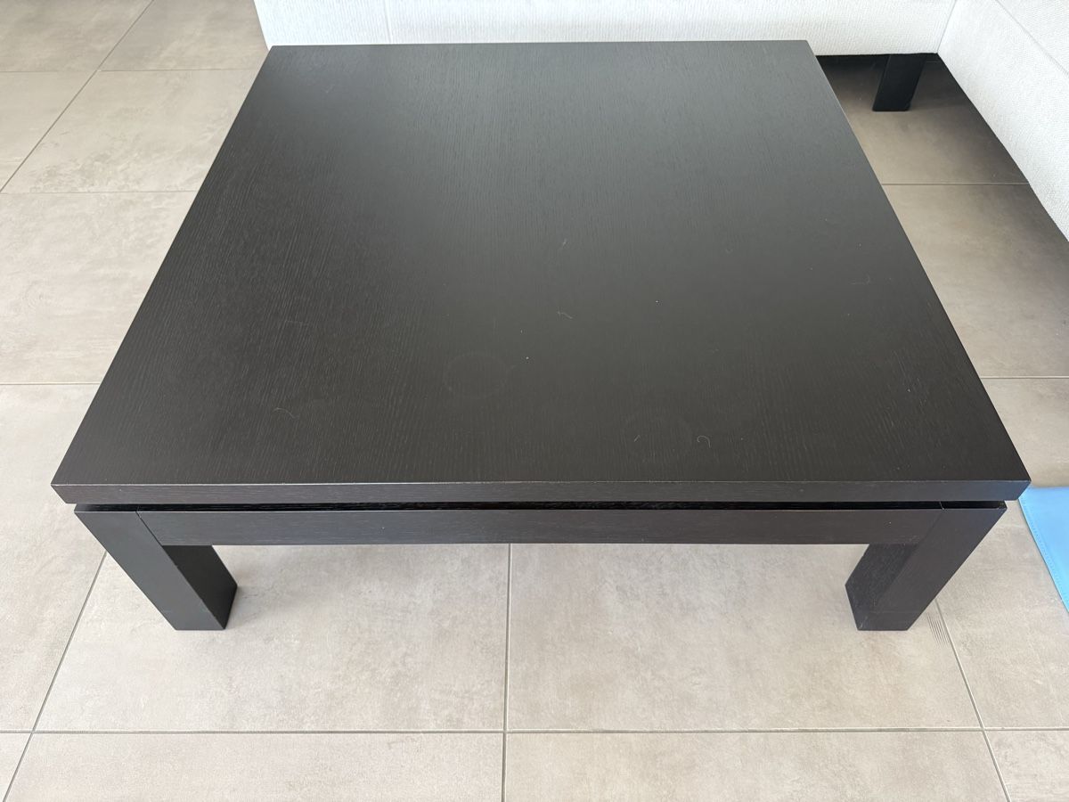 Tavoli: Table basse carrée noire bois (45) – Usato da Vex venduto da PhilCornerCH 1