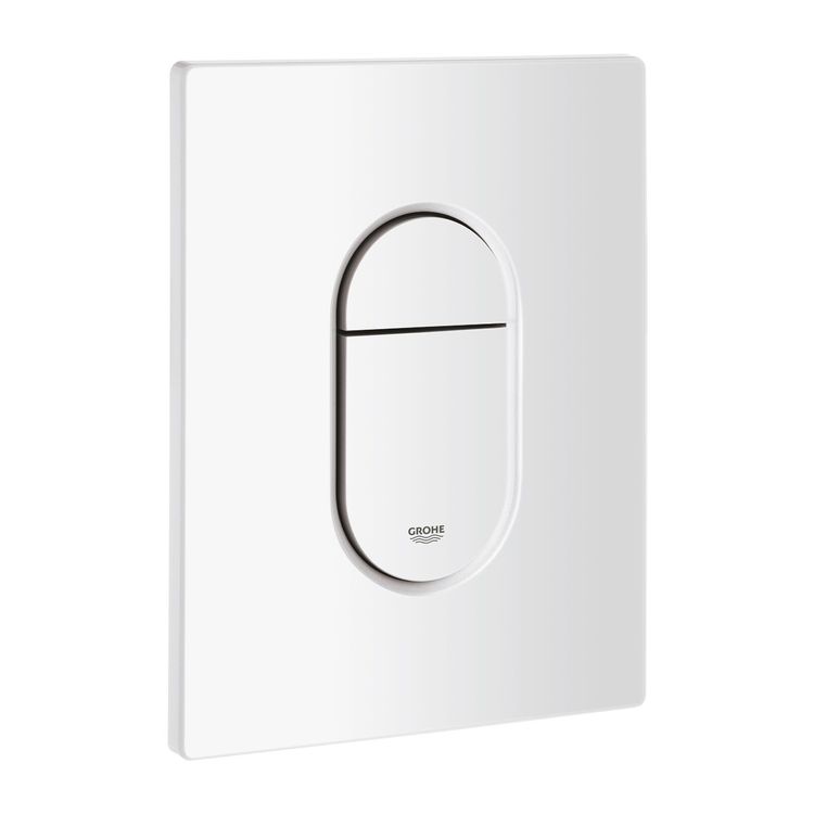 GROHE Arena Cosmopolitan - cover plate (156x197 mm, water-saving, for 2 quantities & start & stop control), phantom black, 38844KF0