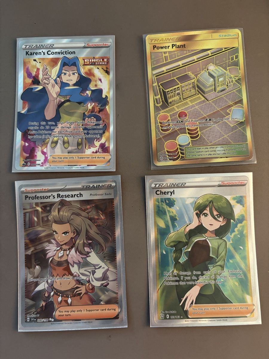 Pokémon Carte collezionabili: 4 Pokémon Trainerkarten sehr selten – Usato da Birmenstorf AG venduto da Peki74