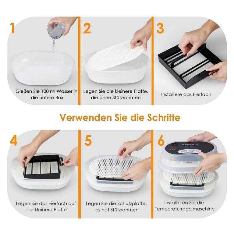 Altro in Accessori per animali: Inkubator Brutmaschine 9-12 Eier – Nuovo e nell'imballaggio originale da Bottighofen venduto da zaap 3
