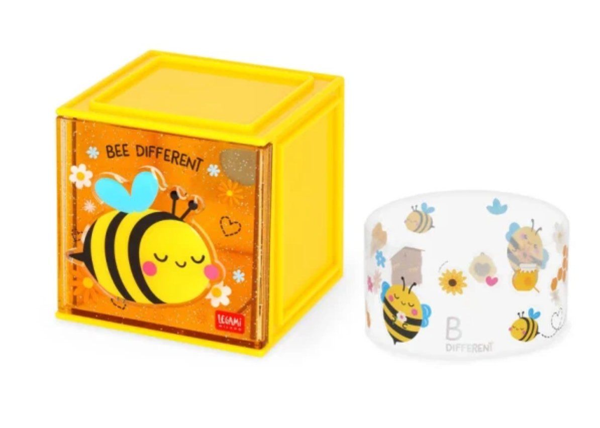 Legami Penna & Evidenziatori: NEW LEGAMI - BOÎTE EMPILABLE DE BUREAU - ABEILLE – Nuovo e nell'imballaggio originale da Châtelaine venduto da suisseshopping 1