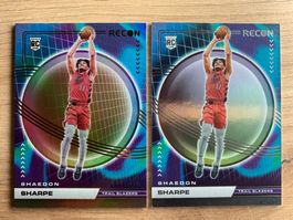 NBA Shaedon Sharpe RC HOLO LIMITED 66/299 Recon 22/23 🔥