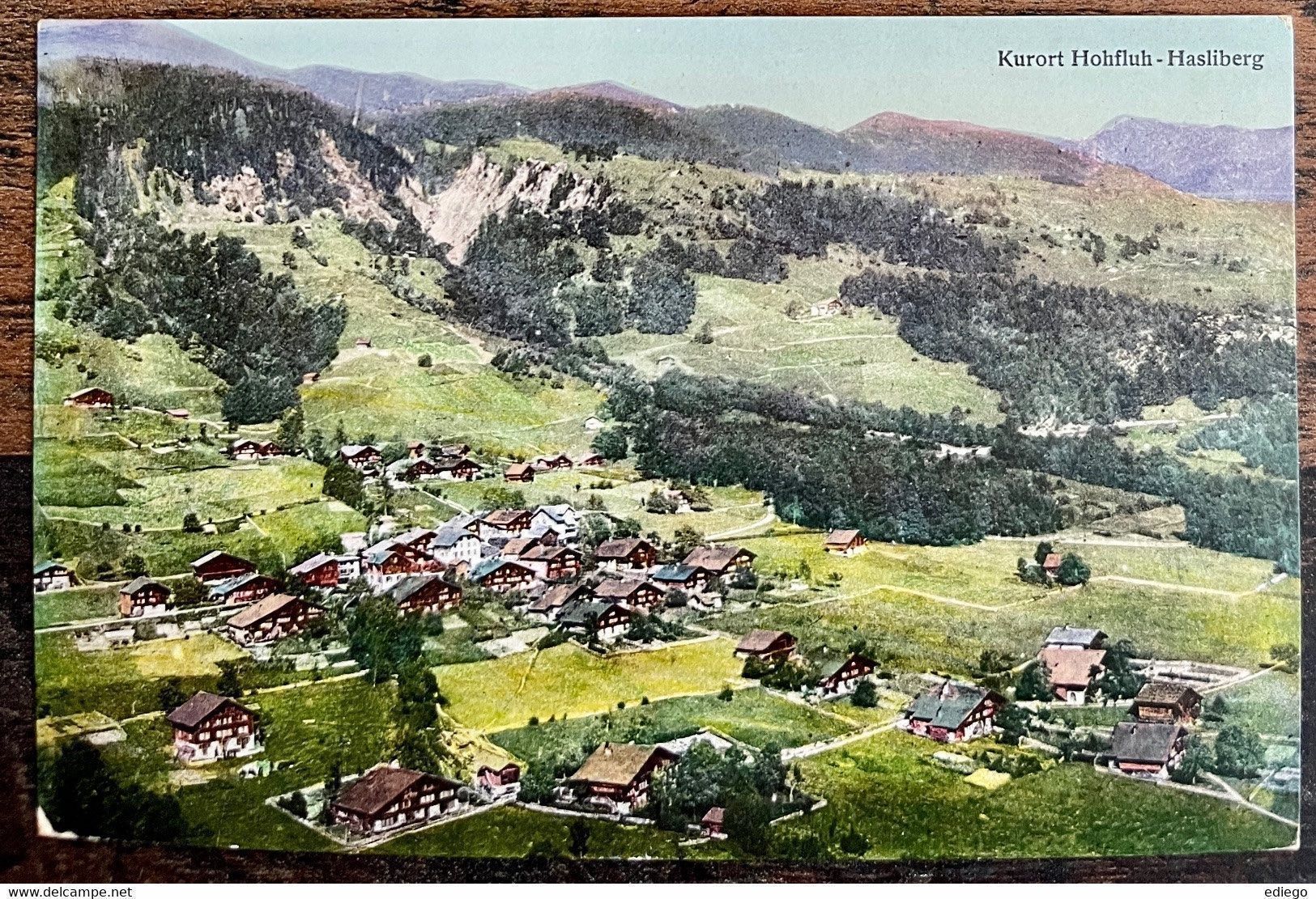 Cartoline postali: AK: HASLIBERG - KURORT HOHFLUH – Usato da Lutry venduto da Ediego
