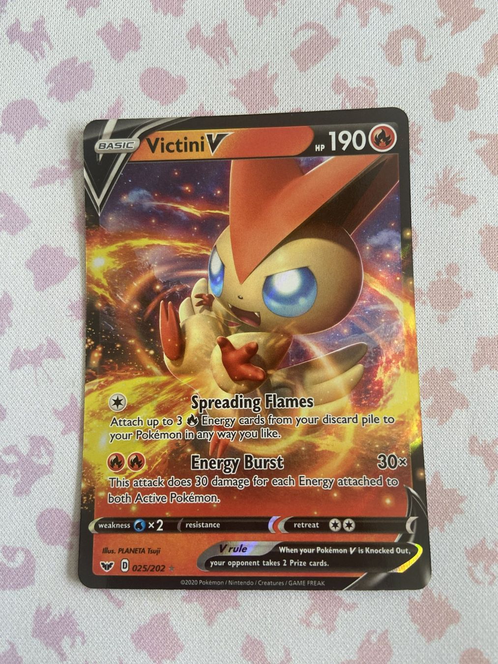 Cartoline: Victini V 25/202 Schwert & Schild – Usato da Reinach venduto da Sobek96