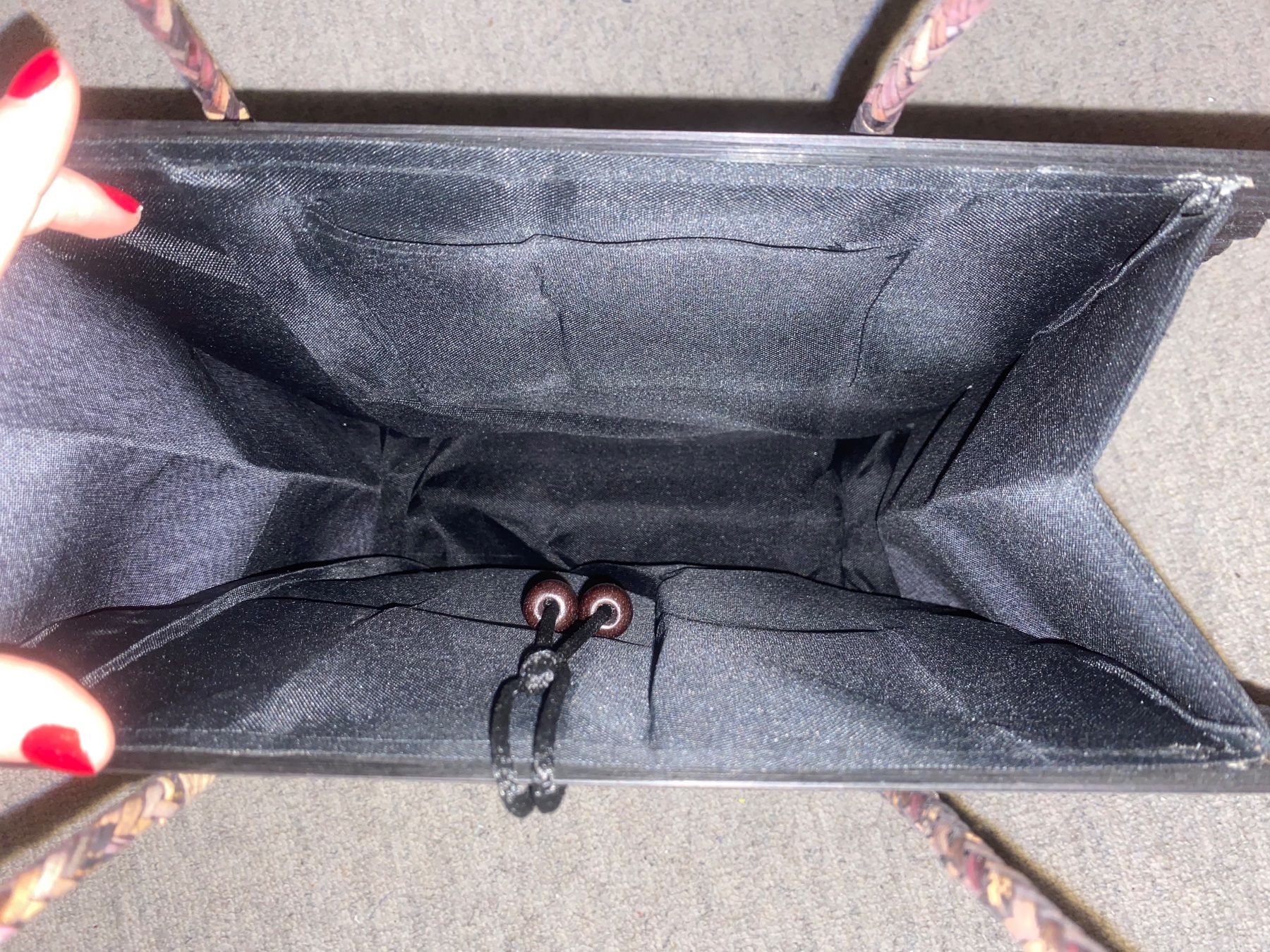 Borse da donna: Tasche aus Holz schwarz – Nuovo (secondo la descrizione) da Altendorf venduto da am9j_nt 2