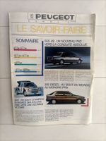 Brochure Catalogue Peugeot 1987 gamme