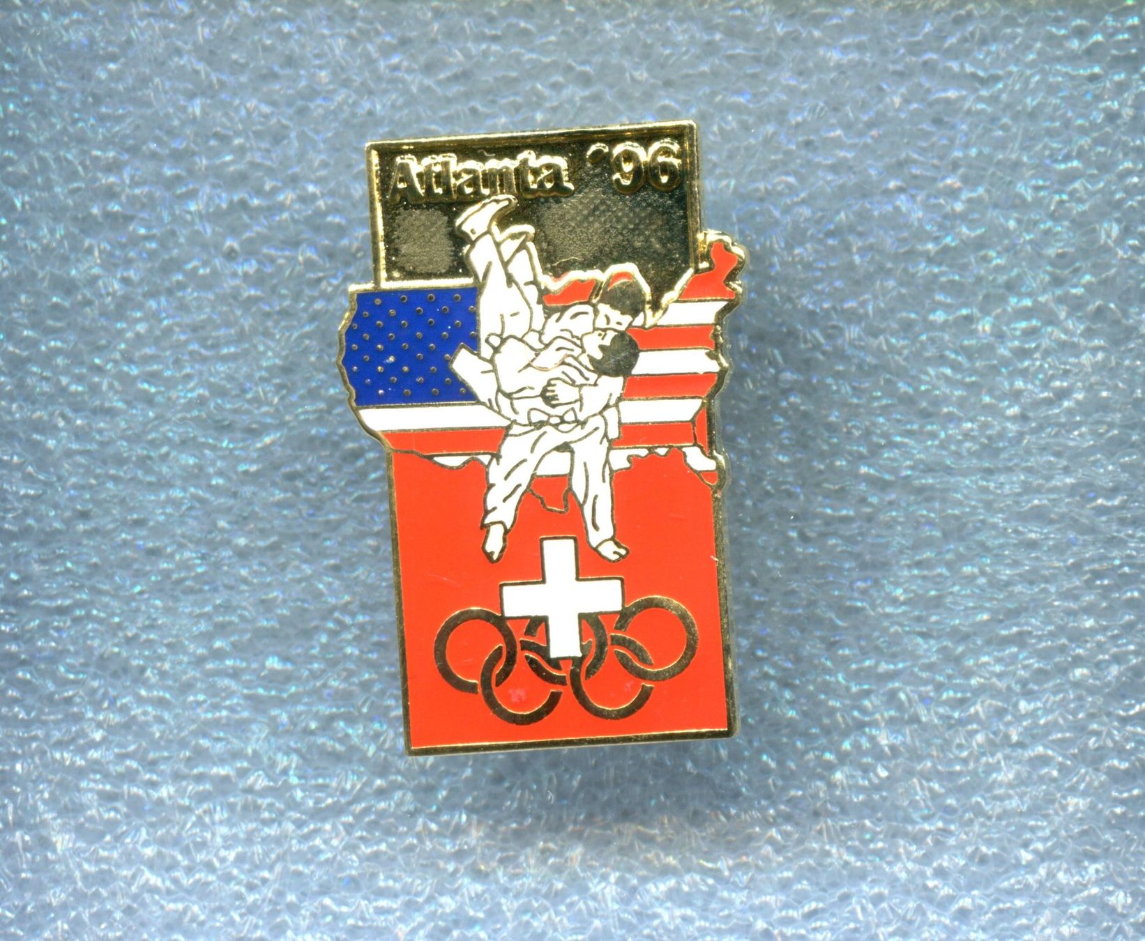 Placchette & Badge: Olympiade Atlanta '96  JUDO – Usato da Winterthur venduto da Sammleroase