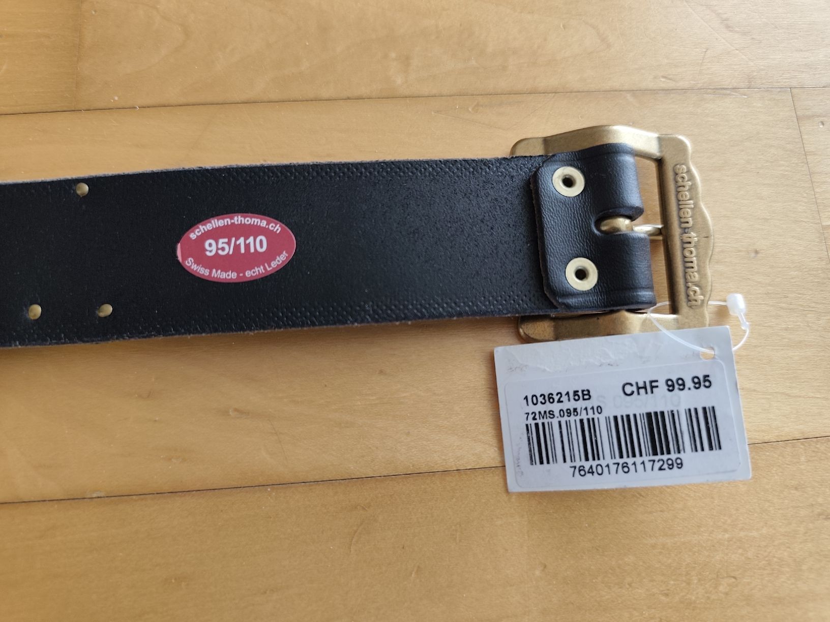 Cinture: Appenzeller Gurt / Chüeligurt – Nuovo e nell'imballaggio originale da Herisau venduto da Bellman 2