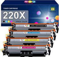 220X Toner 4er Set mit Chip für HP 4302 4202