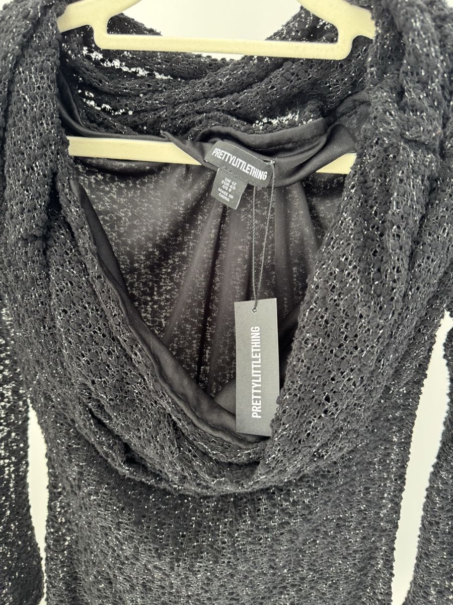 Vestiti: Mini Dress PrettyLittleThing black – Nuovo e nell'imballaggio originale da Zürich venduto da di_archive 4