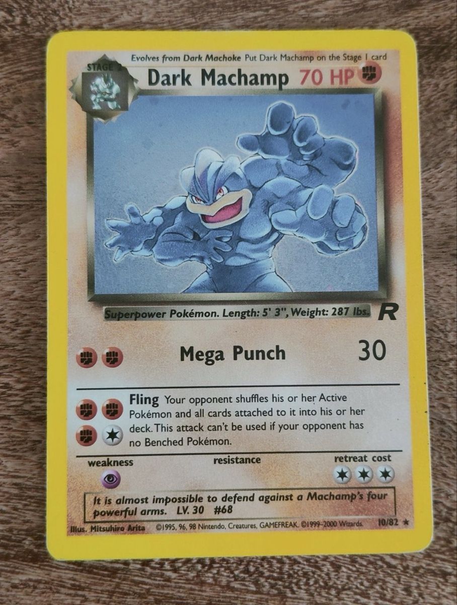 Pokémon Carte collezionabili: Dark Machamp Holo - Team Rocket 1999 – Usato da Zürich venduto da mbu_z9ch