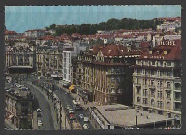 Ansichtskarten: LAUSANNE GRAND PONT  1961  (M – Gebraucht aus Ruggell von Masescha