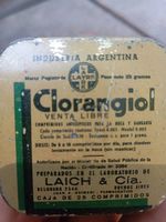 Clorangiol Comprimidos Blister Lata Vintage Colección