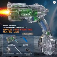 Space Fire-Fighting - Pistolet à eau électrique (gris-vert)