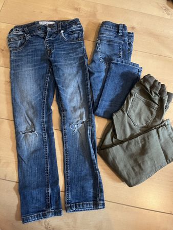 Lot de 2 pantalons 5 ans 110cm +1 jeans 6 ans 116cm