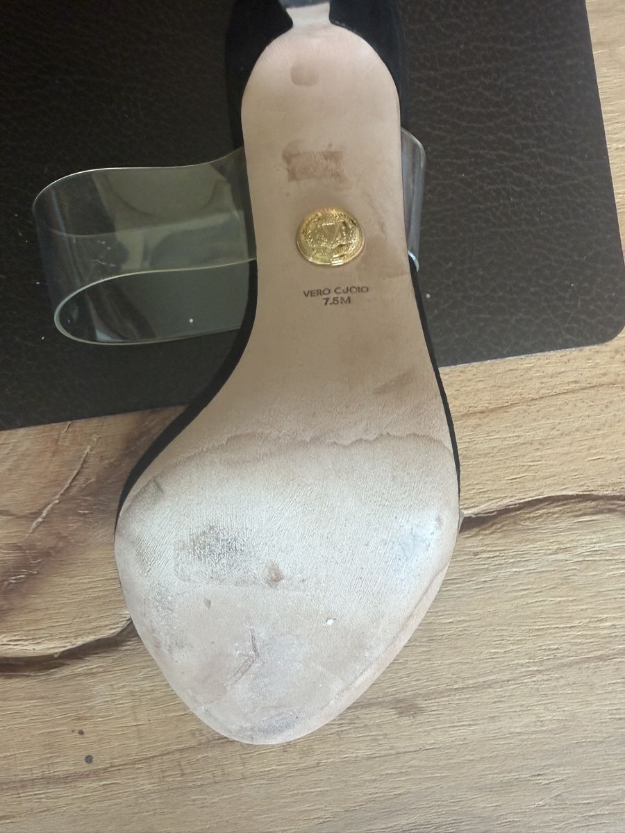 Damenschuhe: Veronica Beard Sandal Black Size 7.5M Used – Neu (gemäss Beschreibung) aus Meilen von zvezda18 4