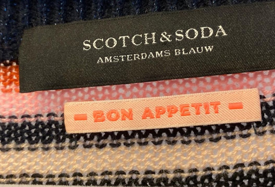 Maison Scotch Maglioni & Felpe: Pull Scotch&Soda rayé multicolore en laine mérinos – Usato da Fribourg venduto da hap_25hw 5