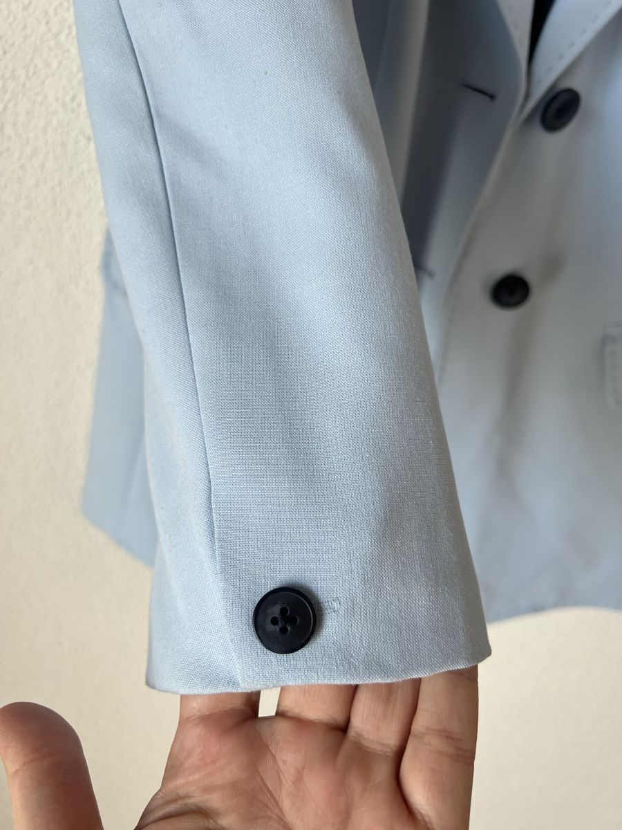 Giacche: Wunderschöner, hellblauer Blazer von Walbusch, Grösse 38 / 4 – Nuovo (secondo la descrizione) da Langenthal venduto da Alperose_5 4