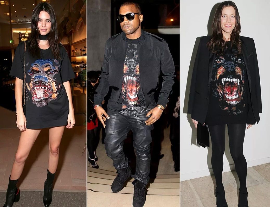 Givenchy T-shirt: Givenchy Paris Rottweiler T-Shirt / Small – Usato da Zug venduto da bia_v6gf