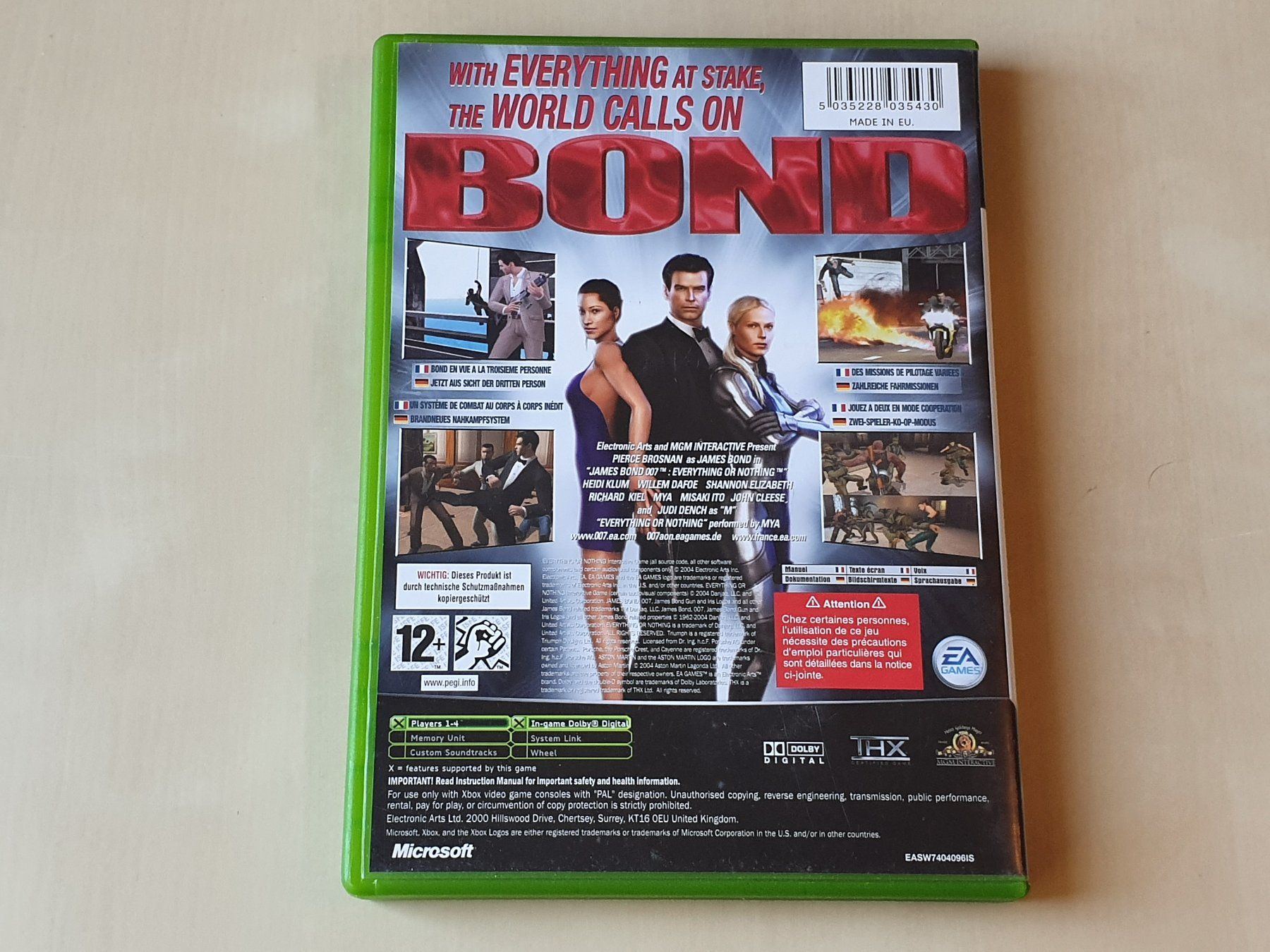 Microsoft Giochi: James Bond 007 Everything or Nothing – Usato da Stansstad venduto da collectorsshop 1