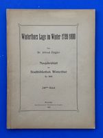 Winterthurs Lage im Winter 1799/1800. Neujahrsblatt 1906