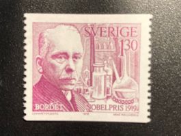 Schweden 1979 Nobelpreis Medizin 1919 Jules Bordet postfrisc