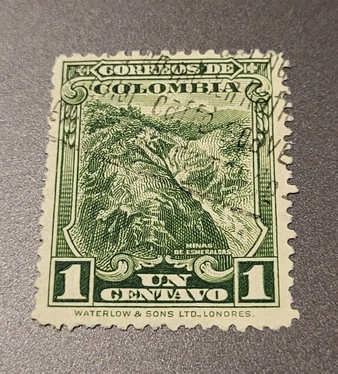 Alle Briefmarken: Kolumbien 1932 alte briefmarke – Gebraucht aus St Gallen von Stampsalshobby