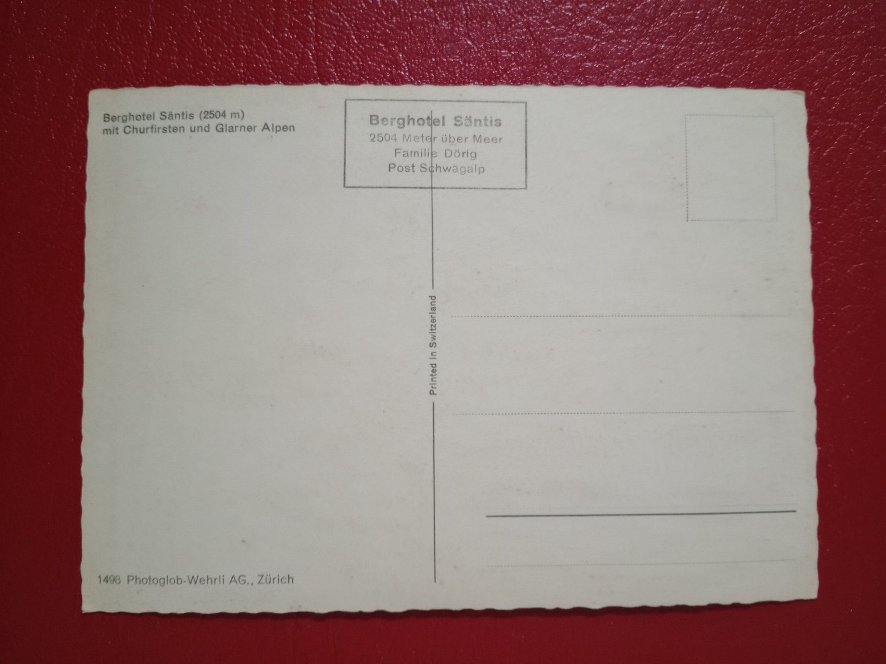 Cartoline postali: AK Terrasse Berghotel Säntis – Usato da Küttigen venduto da Melisch1000 1