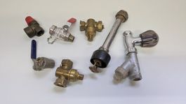 Restposten Sanitär-Zubehör: Ventile, Kugelhahn, Sprinkler ..