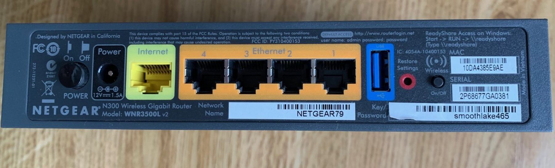Netgear Modem & Router: Netgear N300 Router – Usato da Uster venduto da ARFAJ18 1