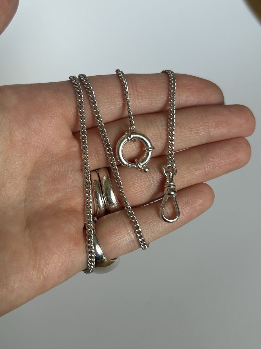 Catenine: Vintage Sterling Silber Kette 62cm – Usato da Bern venduto da Ilikebluegems