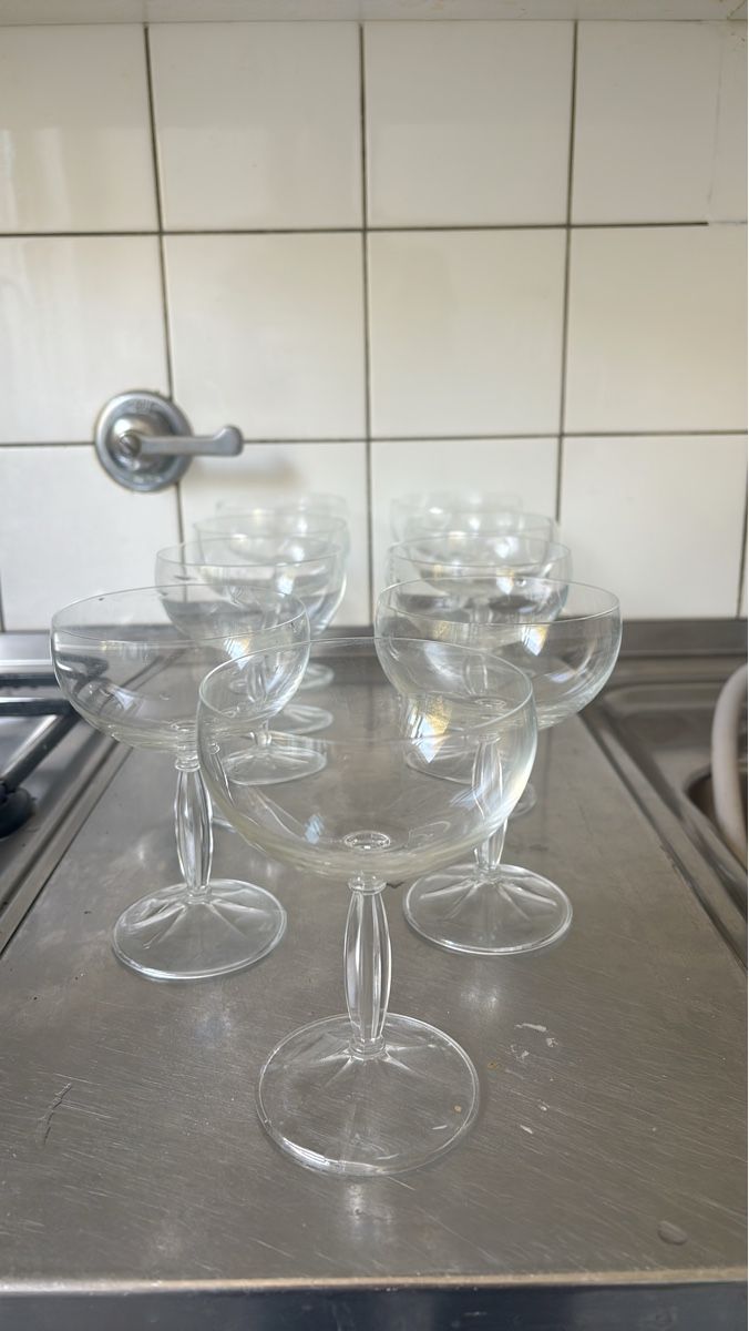 Gläser: 9 Champagnerschalen Glas  – Gebraucht aus Zürich von wie_p6fw