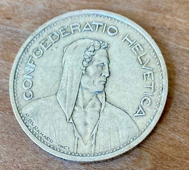 Toutes les monnaies: 5 Franken 1953 – D'occasion à Dürnten par Scheidegg32 1