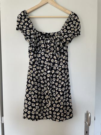 Kurzes Sonnenblumen Kleid