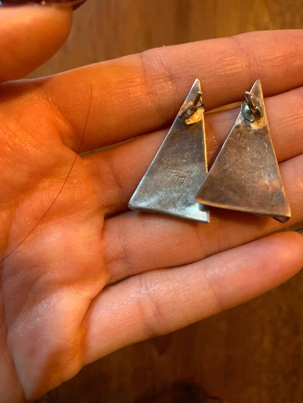 Orecchini pendenti & Orecchini a lobo: Orecchini in argento con pietre blu – Usato da Gorduno venduto da nic_8jd2 1