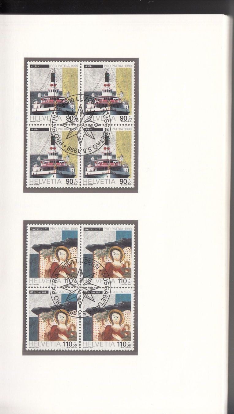 Tutti i francobolli: Die Briefmarken der Schweiz 1999,  VB ET – Usato da Bürglen TG venduto da StampGraf 5