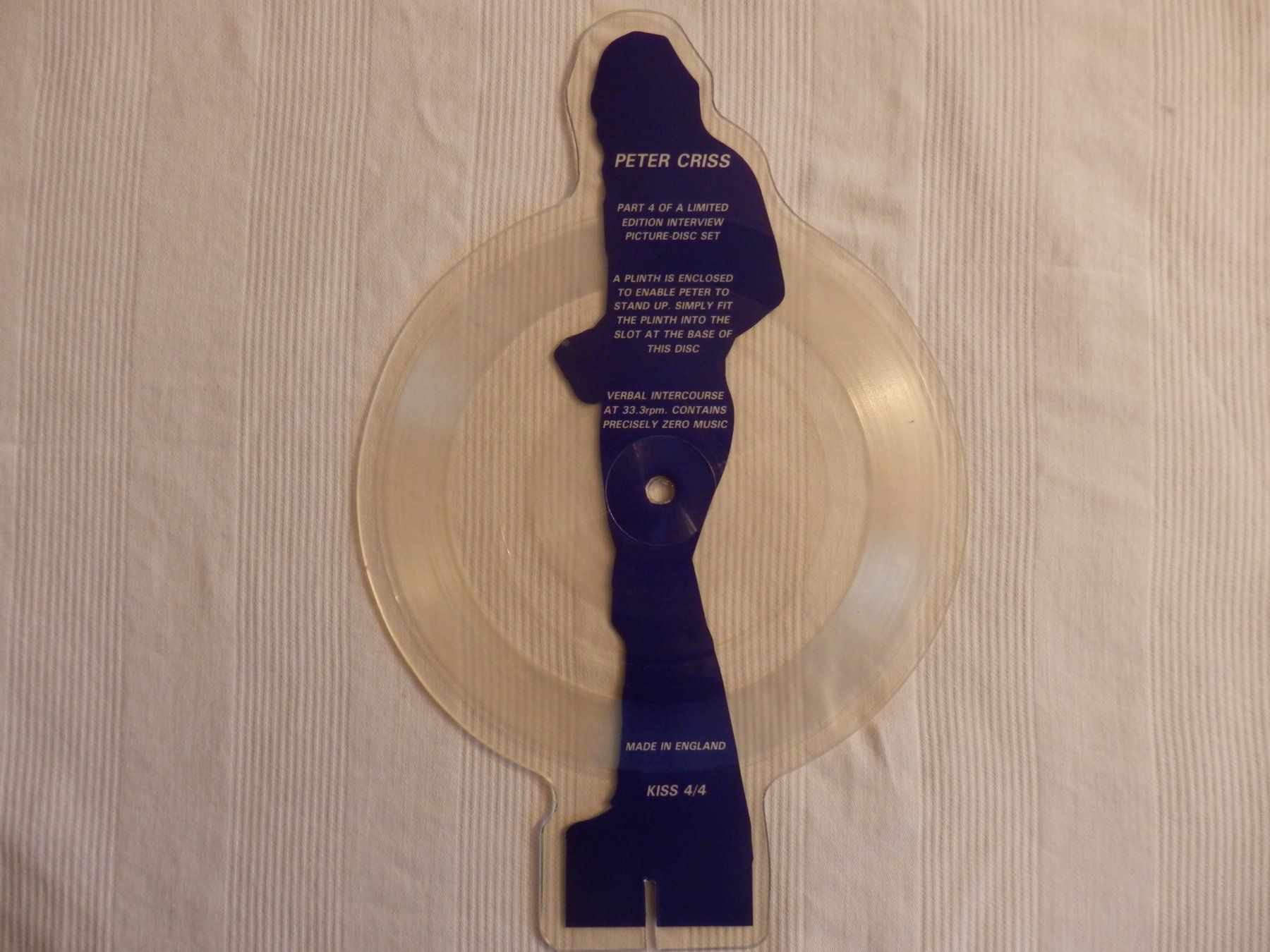 Dischi in vinile: Set de 4 Vinyle Shape de KISS – Usato da Hauterive NE venduto da Davidsonson 8